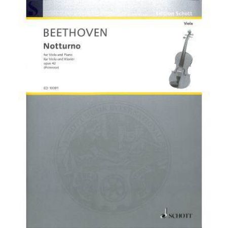 BEETHOVEN:NOTTURNO OP.42 VIOLA AND PIANO