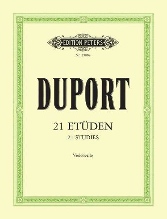 DUPORT:21 ETUDEN/STUDIES VIOLONCELLO SOLO