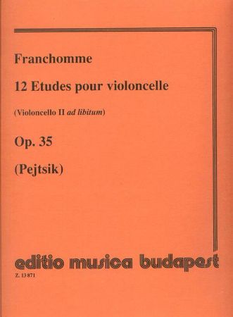 FRANCHOMME:12 ETUDES POUR VIOLONCELLE OP.35