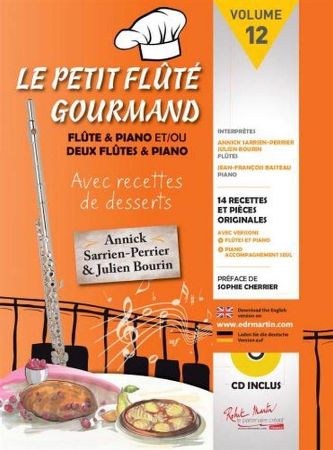 PERRIER/BOURIN:LE PETIT FLUTE GOURMAND VOL.12 +CD