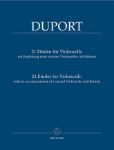 DUPORT:21 ETUDES FOR CELLO