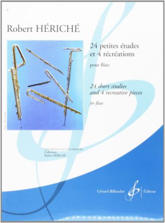 HERICHE R.:24 PETITES ETUDES ET 4 RECREATIONS