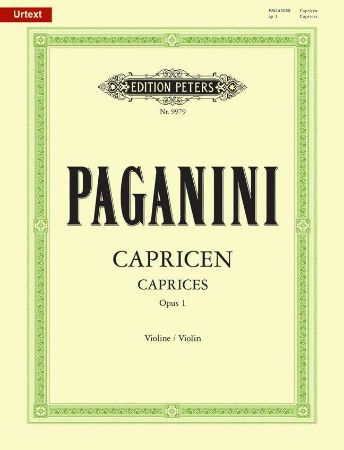 PAGANINI:CAPRICEN OP.1 VIOLIN SOLO