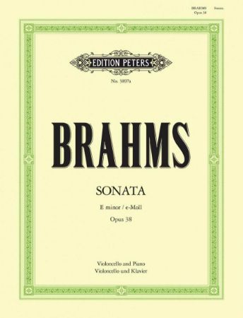 BRAHMS:SONATE E-MOLL OP.38 CELLO