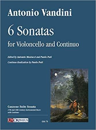VANDINI:6 SONATAS FOR VIOLONCELLO AND PIANO