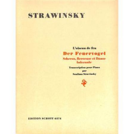STRAVINSKY:THE FIREBIRD SCHERZO,BERCEUSE ET DANSE INFERNALE PIANO