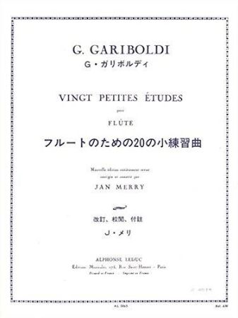 GARIBOLDI/VINGT PETITES ETUDES