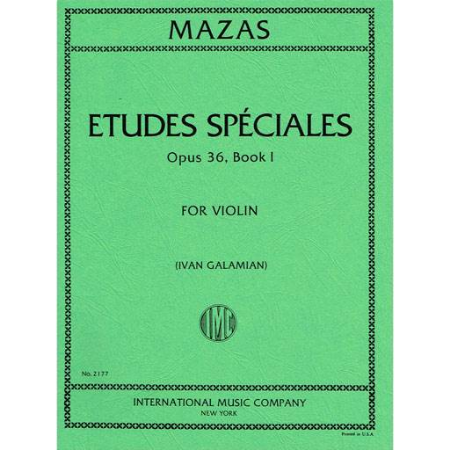 MAZAS:ETUDES OP.36/1 VIOLIN (GALAMIAN)