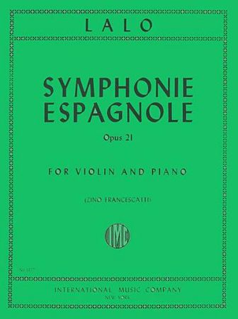 LALO;SYMPHONIE ESPAGNOLE OP.21,VL&PIANO