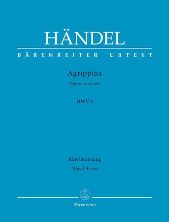 HANDEL:AGRIPPINA VOCAL SSCORE