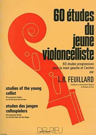 FEUILLARD:60 ETUFES DU JEUNE VIOLONCELLISTE