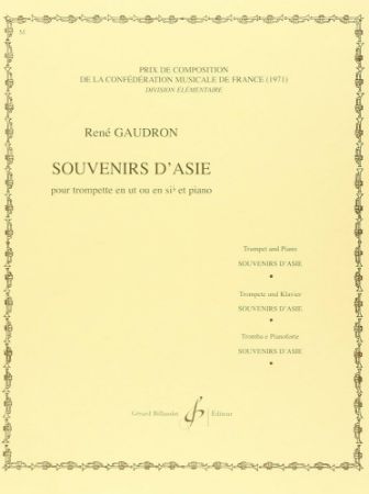 GAUDRON R:SOUVENIRS D'ASIE,TROM. ET PIAN