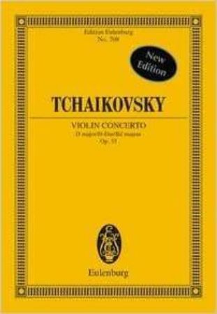 TCHAIKOVSKY:VIOLIN CONCERTO D-DUR, STUDY SCORE