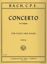 BACH C.P.E.:CONCERTO IN A MAJOR FLUTE