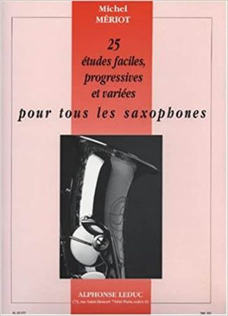 MERIOT:25 ETUDES FACILES PROGRESSIVES