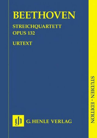 BEETHOVEN L:STREICHQUARTETT OP.132 SCORE