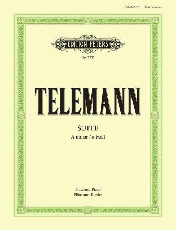 TELEMANN:SUITE A-MOLL  FL+PIANO