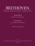 BEETHOVEN:VARIATIONS FOR VIOLONCELLO AND PIANO