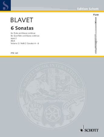 BLAVET:6 SONATAS OP.2/4-6 VOL.2