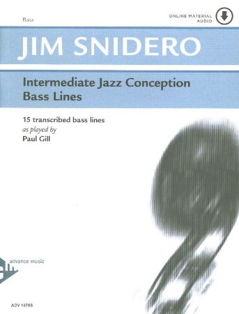 SNIDERO:INTERMEDIATE JAZZ CONCEPTION BASS LINES  +ONLINE AUDIO 15 GREAT