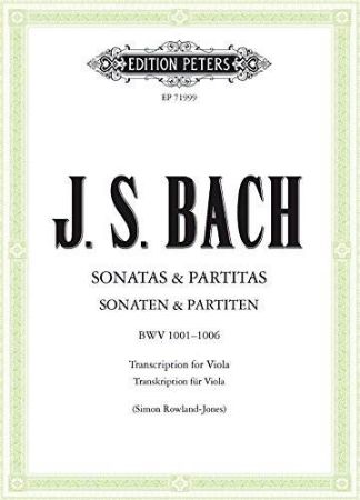 BACH J.S.:SONATAS & PARTITAS BWV1001-1006 TRANSCRIPTION FOR VIOLA