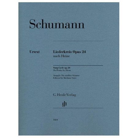 SCHUMANN:LIEDERKREIS OP.24 NACH HEINE MEDIUM VOICE