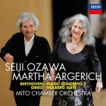 BEETHOVEN:PIANO CONCERTO NO.2,GRIEG:HOLBERG SUITE/ARGERICH MARTHA/OZAWA