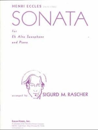 ECCLES:SONATA FOR Eb ALTO SAXOPHONE AND PIANO
