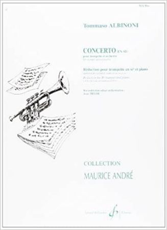 ALBINONI:CONCERTO  EN SIb (Bb) TRUMPET AND PIANO