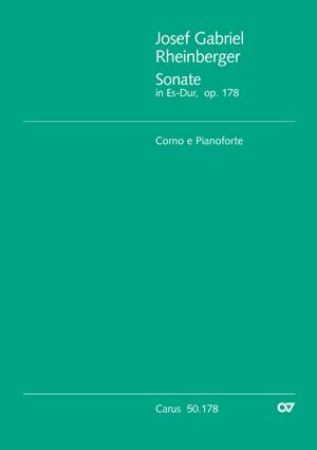 RHEINBERGER:SONATE ES-DUR OP.178 HORN AND PIANO