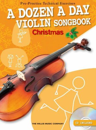 A DOZEN A DAY VIOLIN SONGBOOK CHRISTMAS +CD