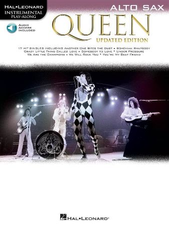QUEEN UPDATED EDITION PLAY ALONG ALTO SAX+AUDIO ACC.