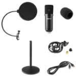 VONYX CMTS300 Studio Microphone USB Set Black