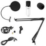 VONYX CMS300S Studio Microphone Set USB White