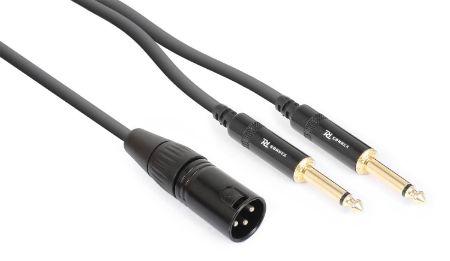 RD CONNEX KABELJ CX56-3 Cable XLR Male - 2x 6.3 Mono 3.0m