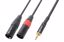 Pd CONNEX KABELJ CX70-1 Cable 2x XLR Male - 3.5mm Stereo 1.5m