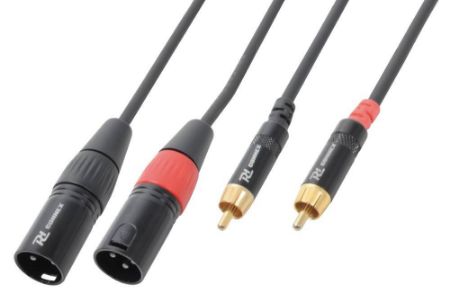 Pd CONNEX KABEL CX66-6 Cable 2xXLR Male-2xRCA Male 6.0m