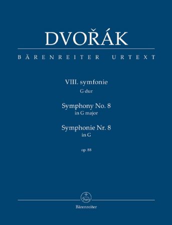 DVORAK:SYMPHONY NO.8 G-DUR OP.88 STUDY SCORE