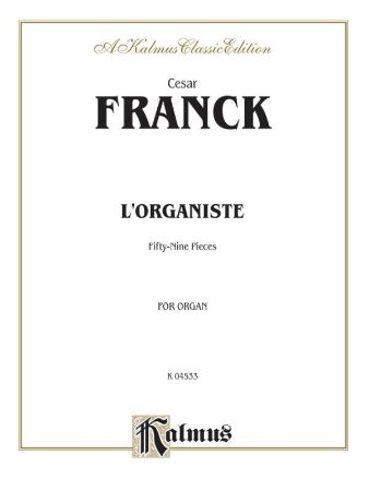 FRANCK:L'ORGANISTE FIFTY-NINE PIECES