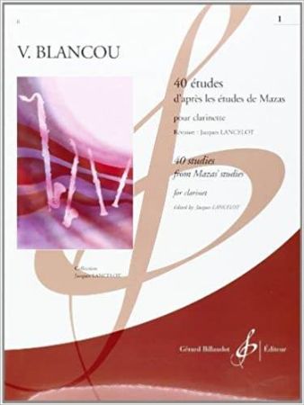 BLANCOU V.:40 ETUDES VOL.1