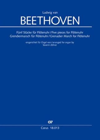 BEETHOVEN:FIVE PIECES FOR MUSICAL CLOCK WoO 33 ORGAN