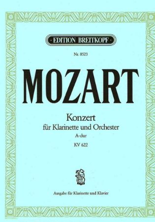 MOZART:KONZERT KLARINETTE % KLAVIER A-DUR KV622