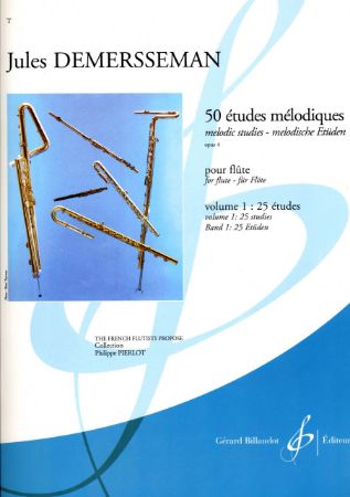 DEMERSSEMAN:50 ETUDES MELODIQUES  OP.4 vol.1