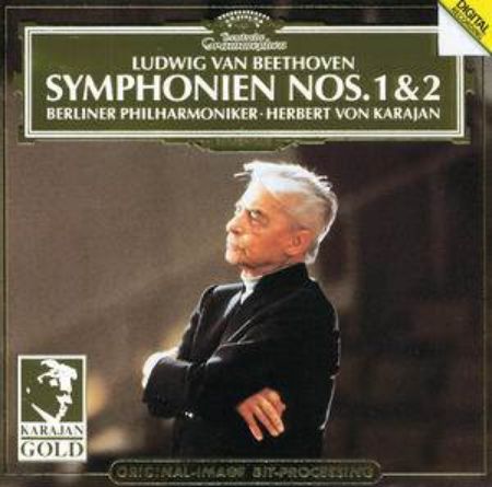 BEETHOVEN : SYMPHONY NOS 1&2/KARAJAN