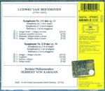 BEETHOVEN : SYMPHONY NOS 1&2/KARAJAN