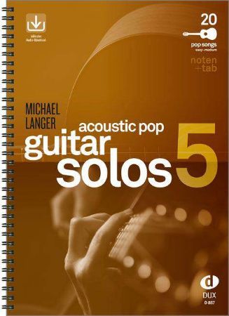LANGER:ACOUSTIC POP GUITAR SOLOS 5 +AUDIO ACCESS