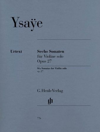 YSAYE:SECHS SONATEOP.27,VIOLINE SOLO