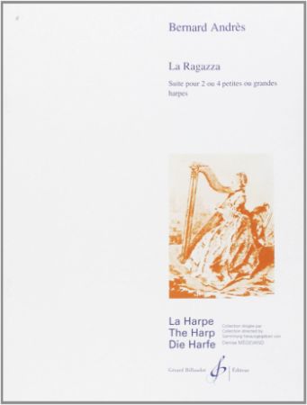 ANDRES:LA RAGAZZA FOR 2 OR 4 LEVER HARP