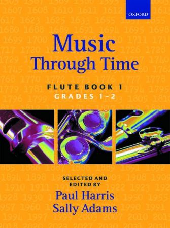 HARRIS/ADAMS:MUSIC THROUGH TOME BOOK 1 GRADES 1-2 FLUTE AND PIANO