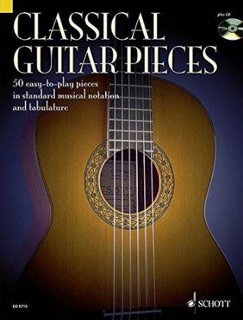 CLASSICAL GUITAR PIECES 50 EASY TO PLAY PIECES+CD
